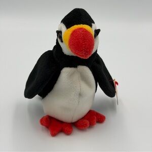 Ty Beanie Baby Puffer The Puffin Bird 1997 Retired Plush Collectible
